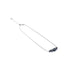 Pitch Black | .925 Sterling Silver | Firefly Glass Infinity Clasp Necklace